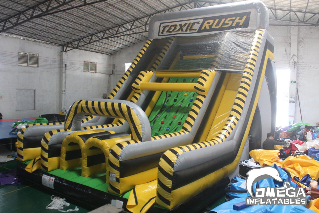 22FT Toxic Rush Inflatable Slide