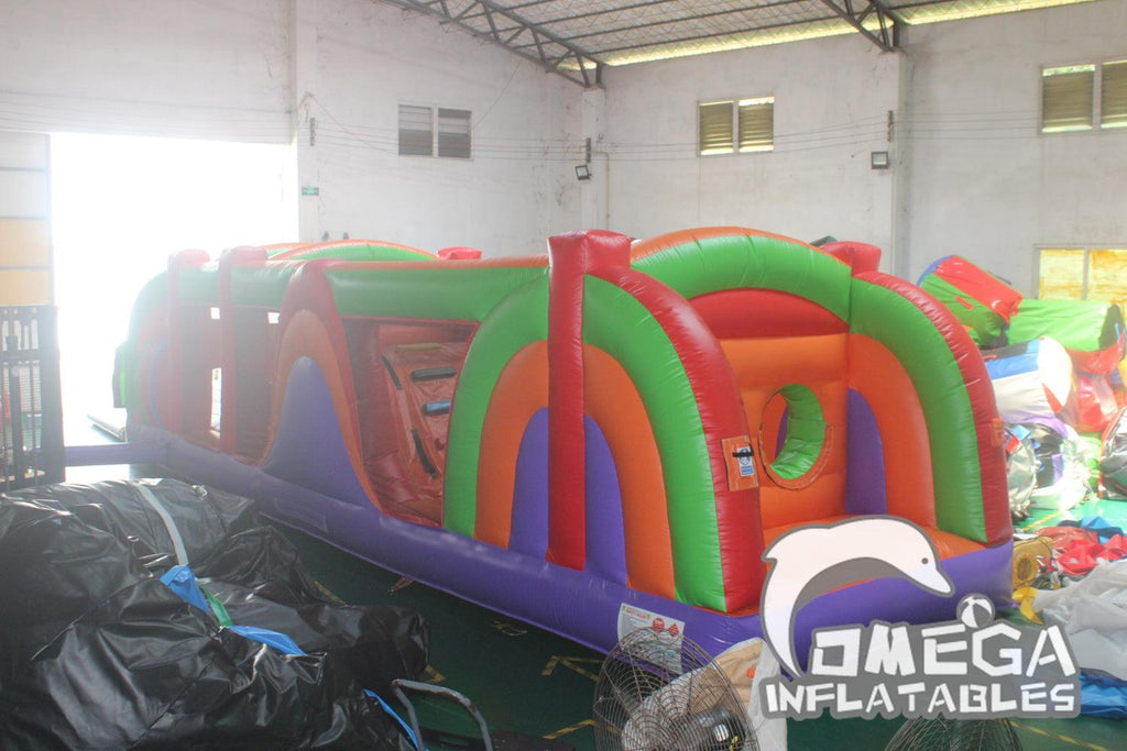 Adrenaline Rush Obstacle Course - Omega Inflatables Factory