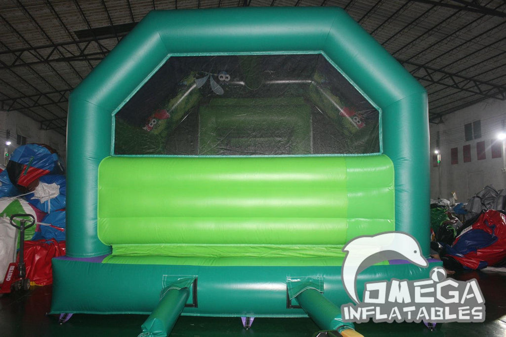 Crocodile Front Slide Bouncy Castle - Omega Inflatables Factory