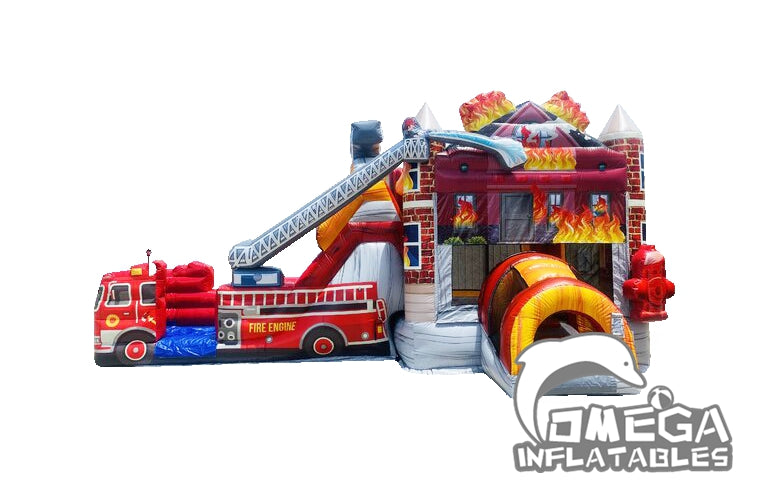 Inflatable Fire House Combo For Sale