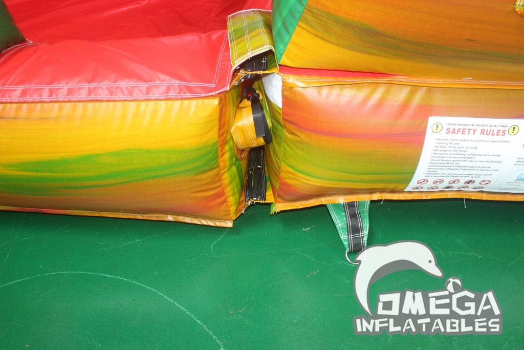 18FT Inflatable Fiesta Water Slide - Omega Inflatables Factory