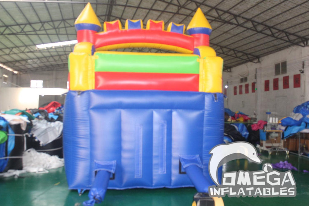 13FT Rainbow Inflatable Commercial Blow Up Water Slide - Omega Inflatables Factory