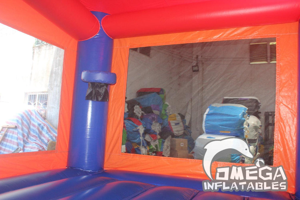 Basketball Slam Dunk Bounce House Inflatable Bounce House Wholesale - Omega Inflatables Factory