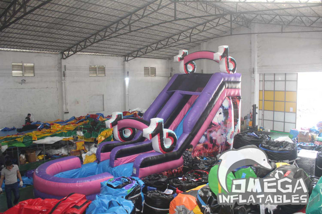 18FT TikTok Inflatable Water Slide