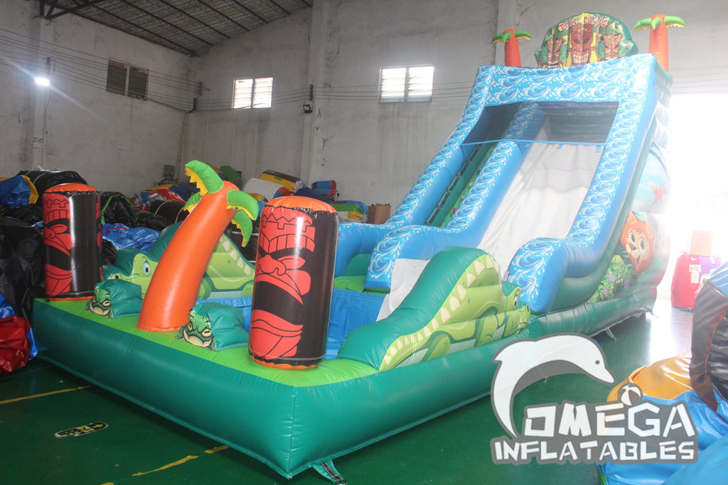 18FT Supplier Inflatable Tiki Falls Water Slide