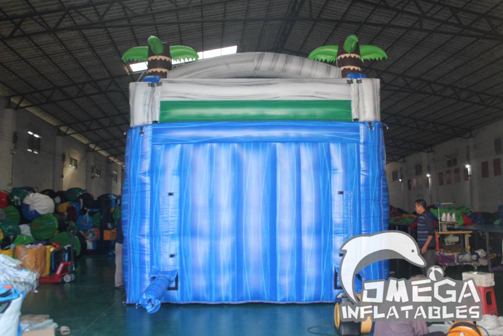 15FT Tropical Inflatable Water Slide for sale