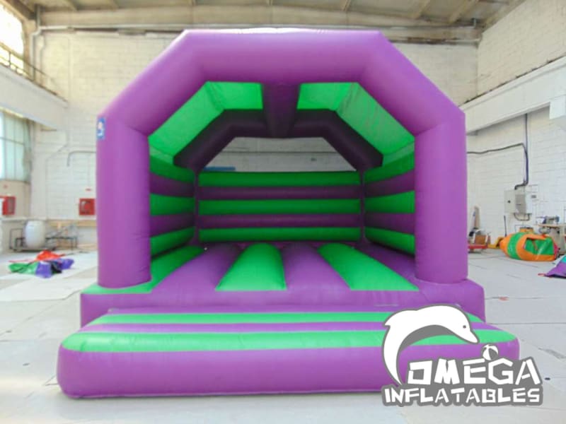 A Frame Purple Bouncy Castle