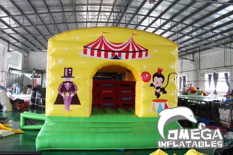 Amusement Park Themed Inflatable Obstacle Course - Omega Inflatables Factory