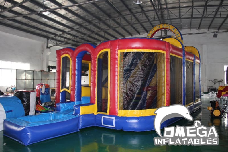 Dash N Splash Wet Dry Inflatable Obstacle Course