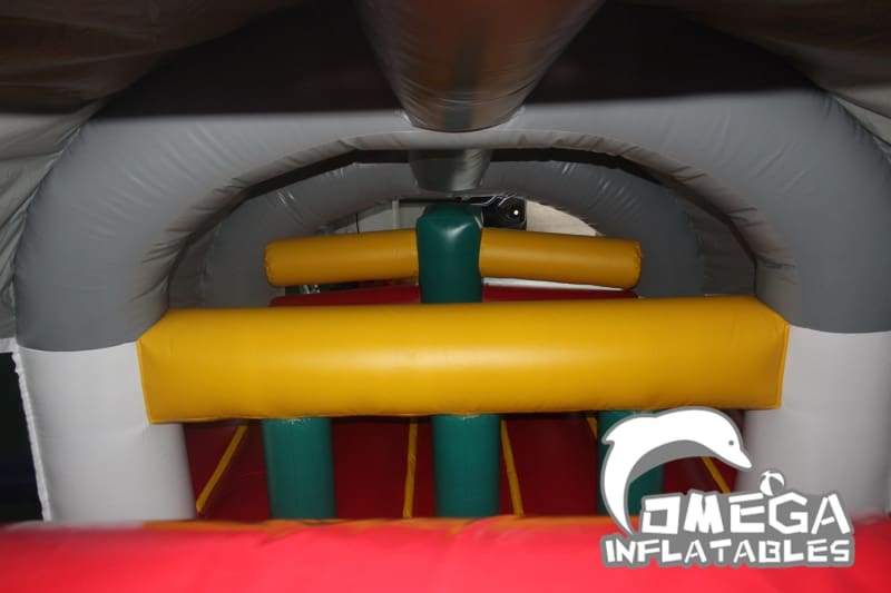 Giant Shark Inflatable Obstacle Course - Omega Inflatables