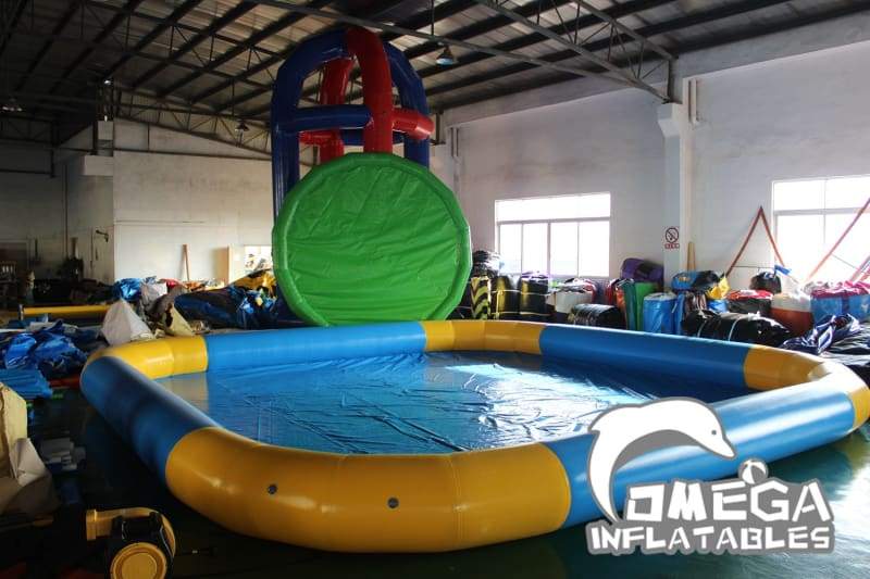 Heat Sealing Inflatable Pool For Kids Commercial Inflatable