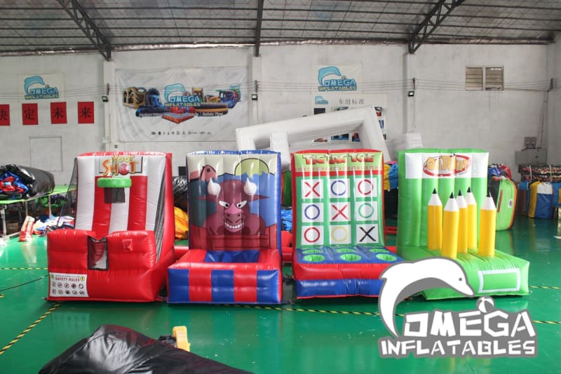 Inflatable 4 in 1 Carnival Game