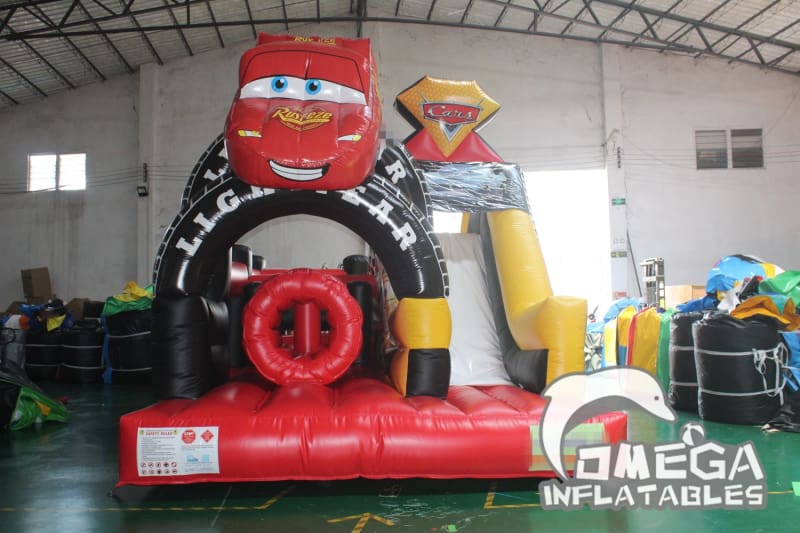 Inflatable Cars Obstacle Course