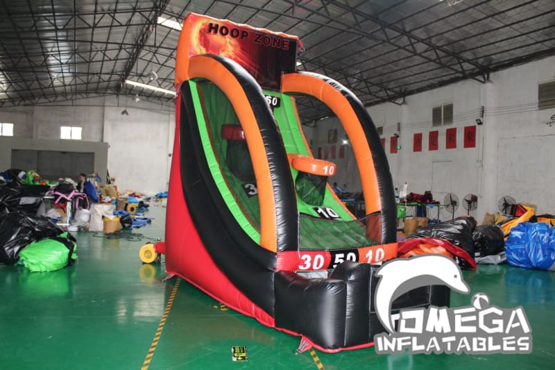 Inflatable Hoop Zone Basketball Game