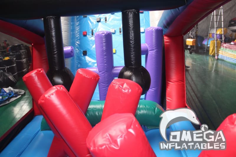 Inflatable Ninja Obstacle course