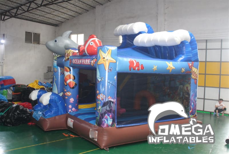 Inflatable Ocean Park Theme Bouncy Castle