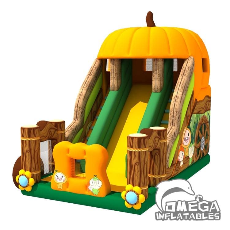 Inflatable Pumpkin Car Shape Slide