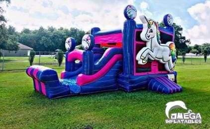 Inflatable unicorn combo