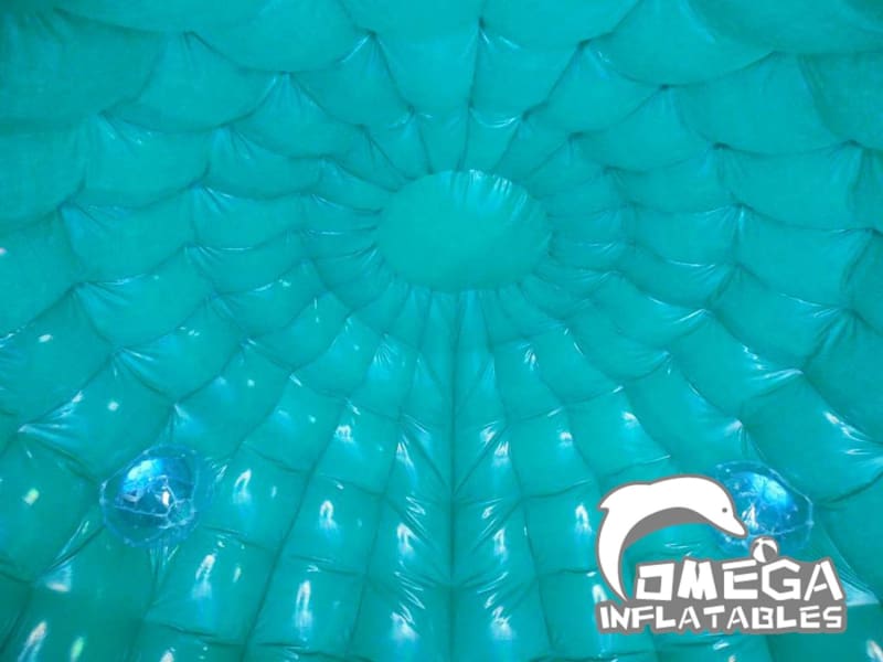 Inflatables Disco Dome with Slide with 3D Character
