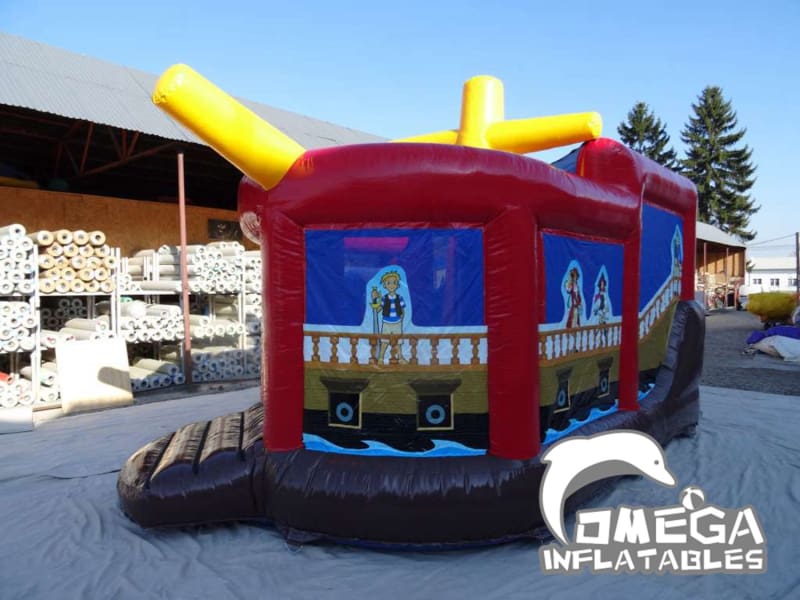 Inflatables Pirate Ship Bouncy Castle
