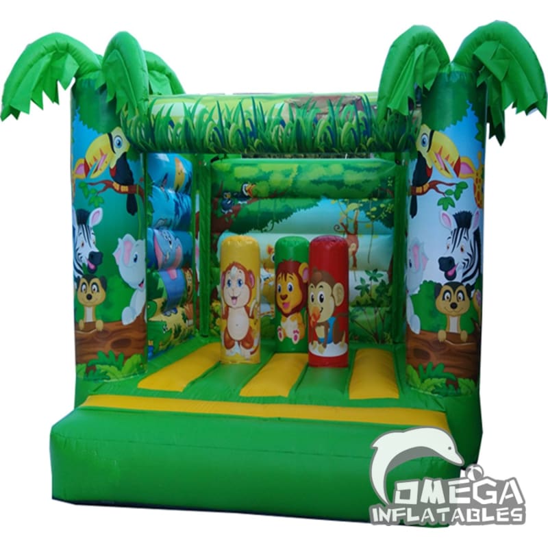 Jungle Animals Jumping Castle