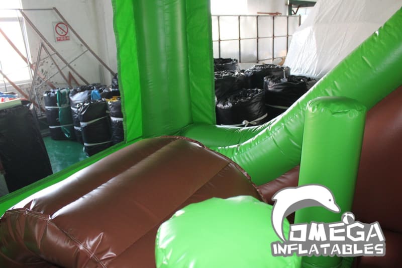 Jungle Monkey Themed Jumping Castle - Omega Inflatables