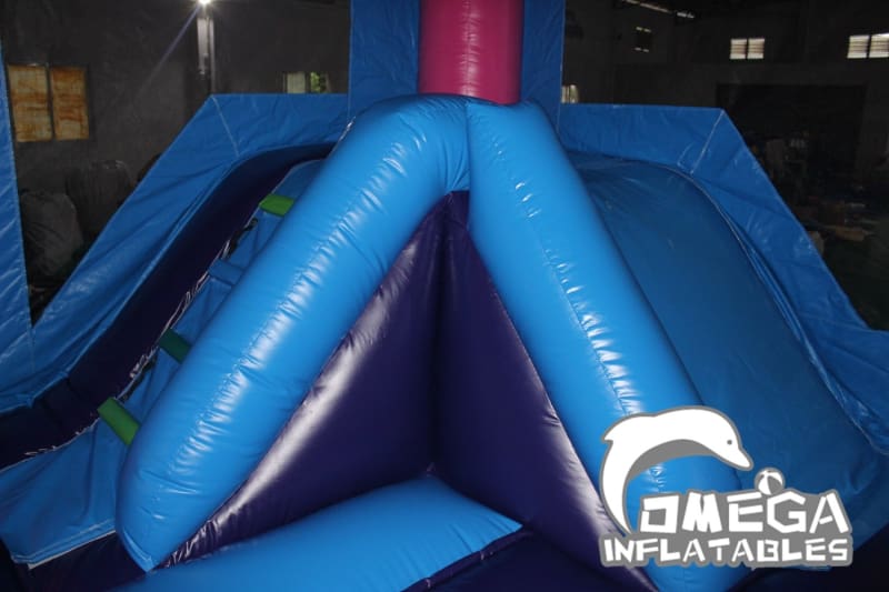 Princess Tiara Bounce House with Inside Slide