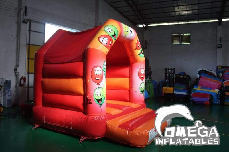 Smiley Balloon Jumping Castle