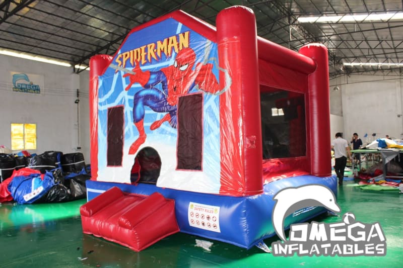 Spider Man Themed Inflatable Bounce House